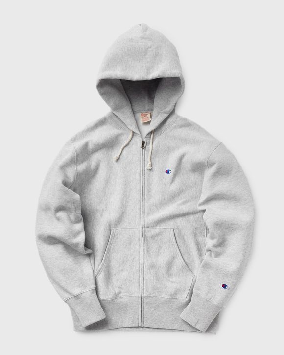 ZIP-UP SCRIPT LOGO REVERSE WEAVE HOODIE