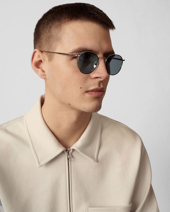 ROUND BLUE P SUNGLASSES