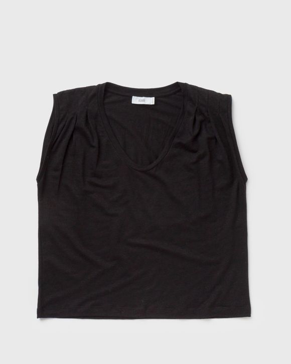 pleated tank top
