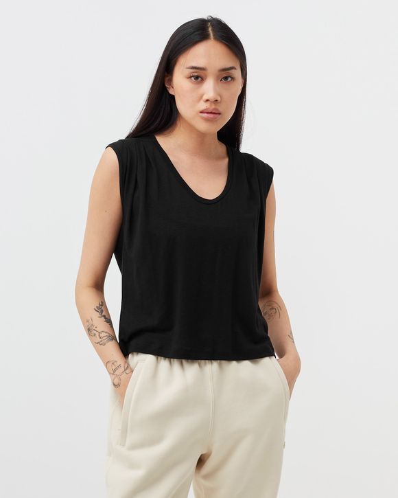 pleated tank top