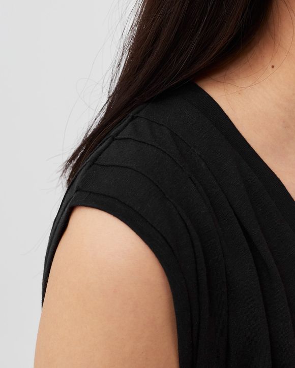 pleated tank top