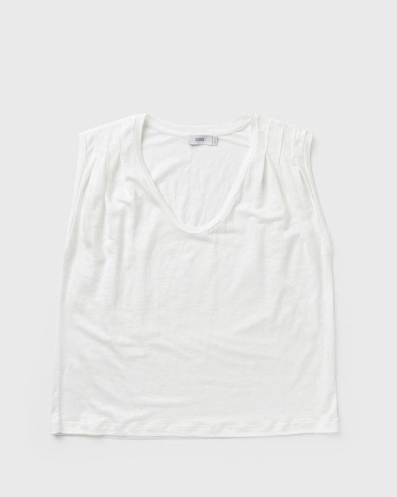 pleated tank top