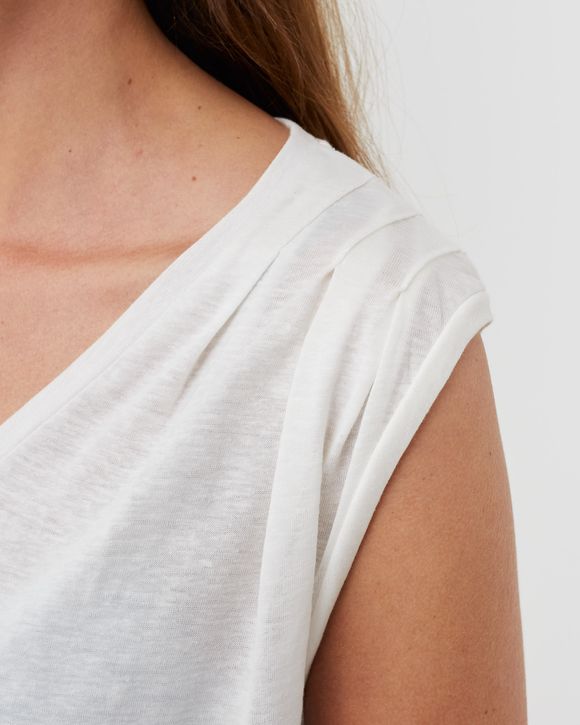pleated tank top