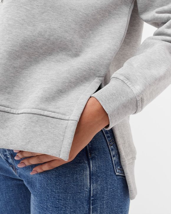 relaxed printed hoodie