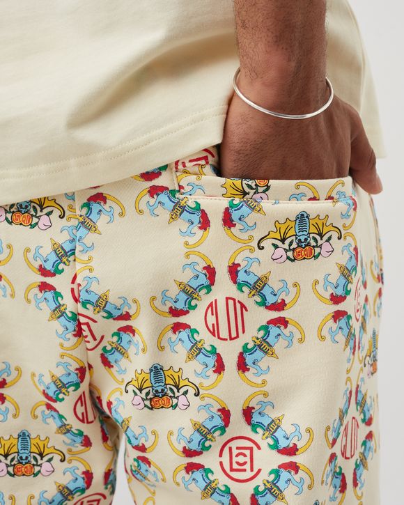 CHINESE PRINT SWEAT PANTS