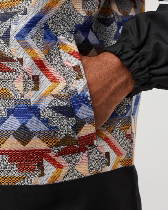 JACQUARD COLORBLOCK JACKET