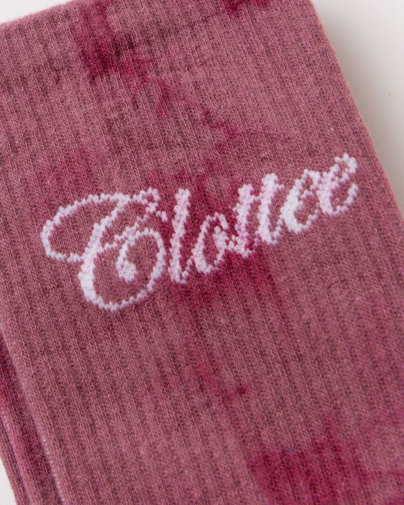 SCRIPT TIE DYE SOCKS (2 PAIR SET)