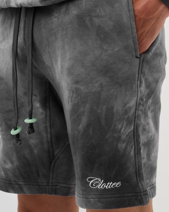 SCRIPT TIE DYE SWEATSHORTS