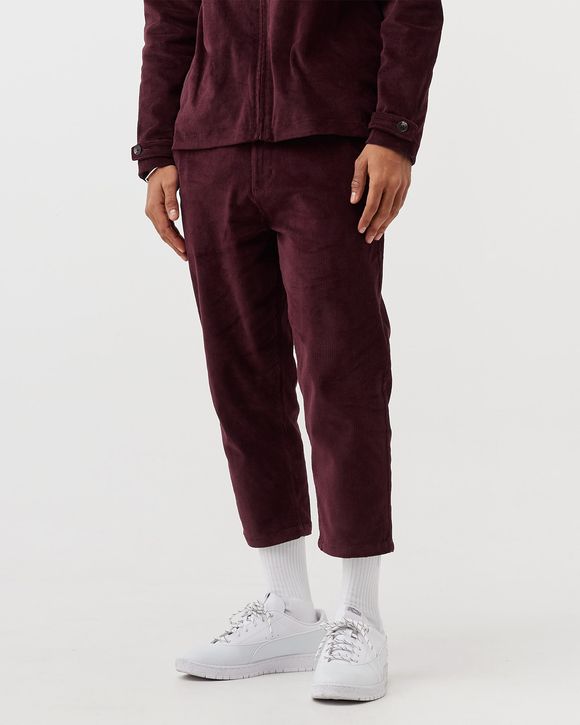 VELVET TAPEPED PANTS