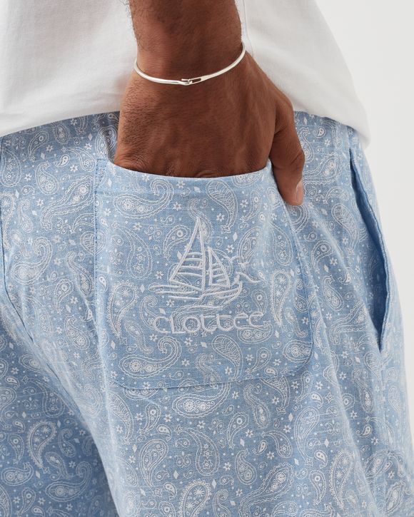 WOVEN PAISLEY SHORTS
