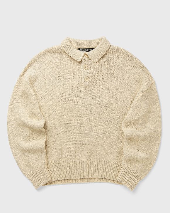 BEACH KNIT POLO SWEATER