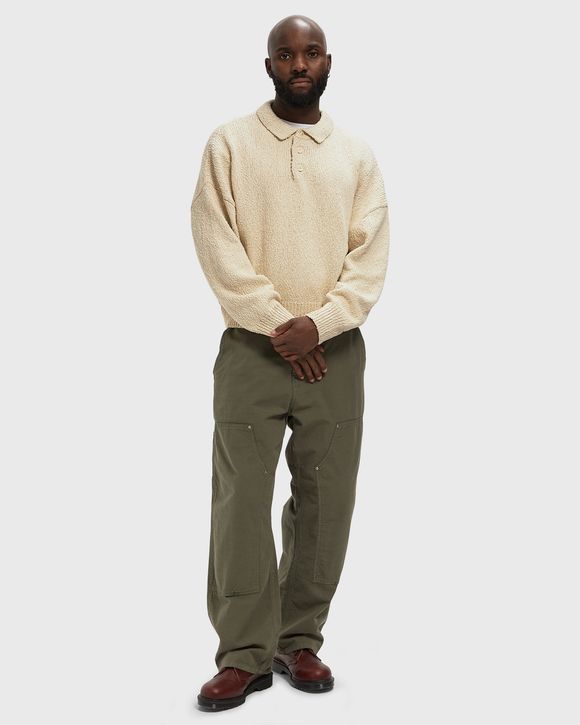 BEACH KNIT POLO SWEATER