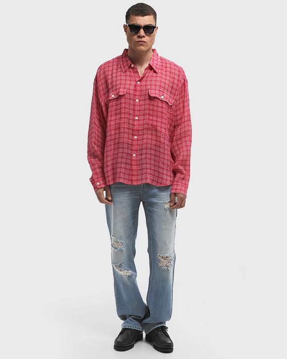 DISTRESSED FRONT JEANS
