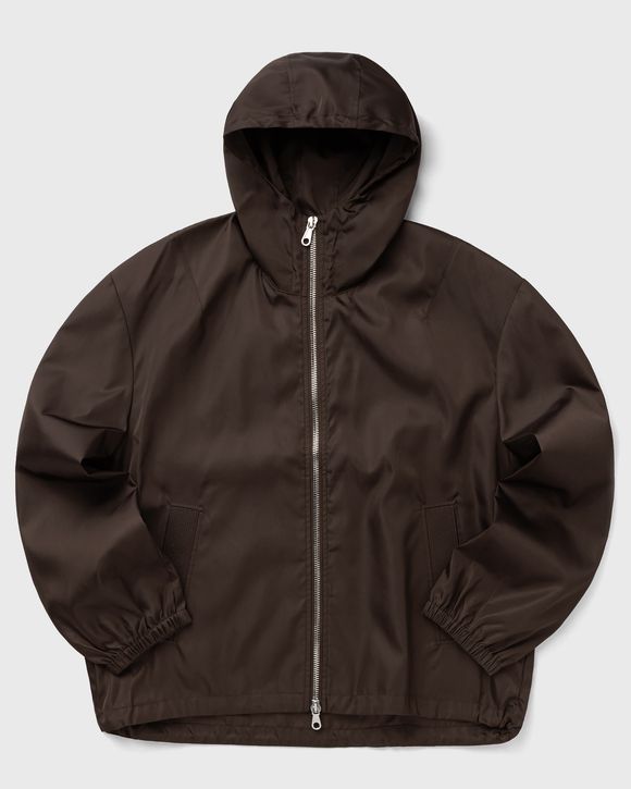 HOODED NYLON WINDBREAKER