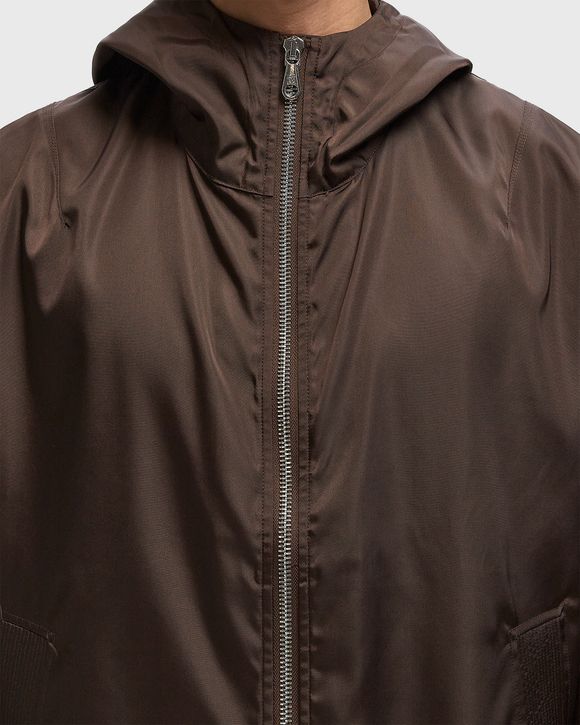 HOODED NYLON WINDBREAKER