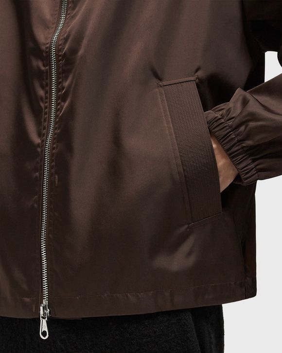 HOODED NYLON WINDBREAKER