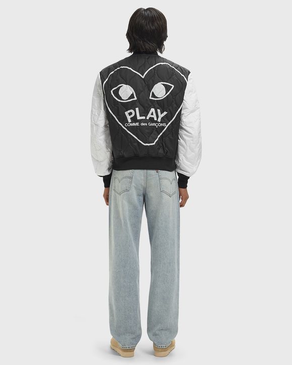 LOGO PRINT BLACK EMBLEM JACKET