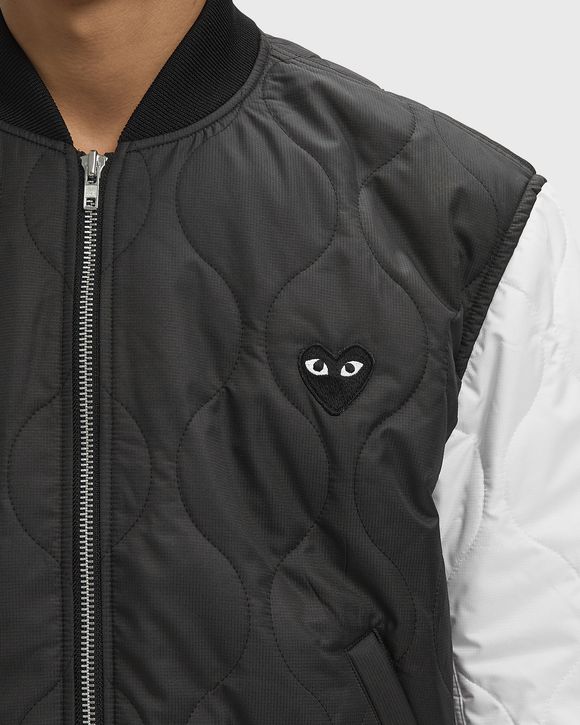LOGO PRINT BLACK EMBLEM JACKET