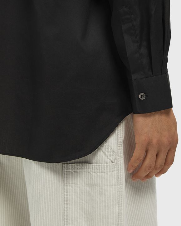 RED EMBLEM WOVEN SHIRT