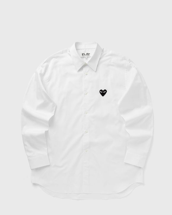 BLACK EMBLEM WOVEN SHIRT