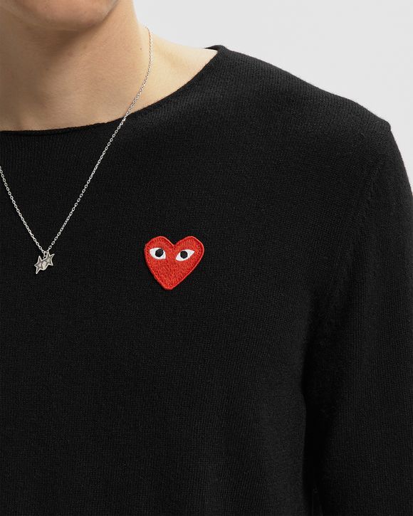 SWEATER RED EMBLEM KNIT