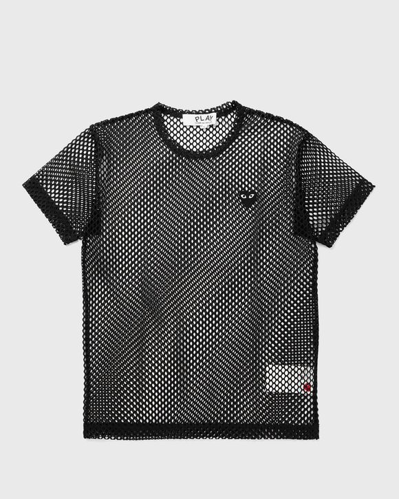TEE MESH LARGE BLACK EMBLEM