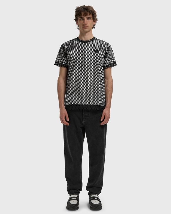 TEE MESH LARGE BLACK EMBLEM