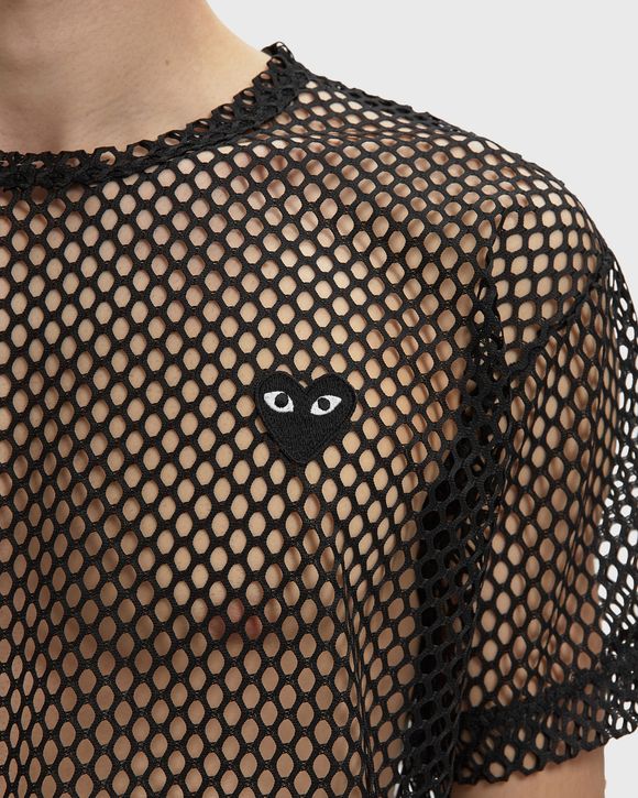 TEE MESH LARGE BLACK EMBLEM