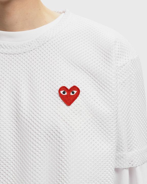 TEE MESH RED EMBLEM