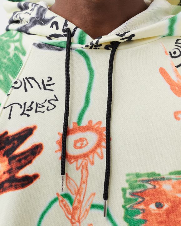 COME FLORAL TRIANGLE HOODIE
