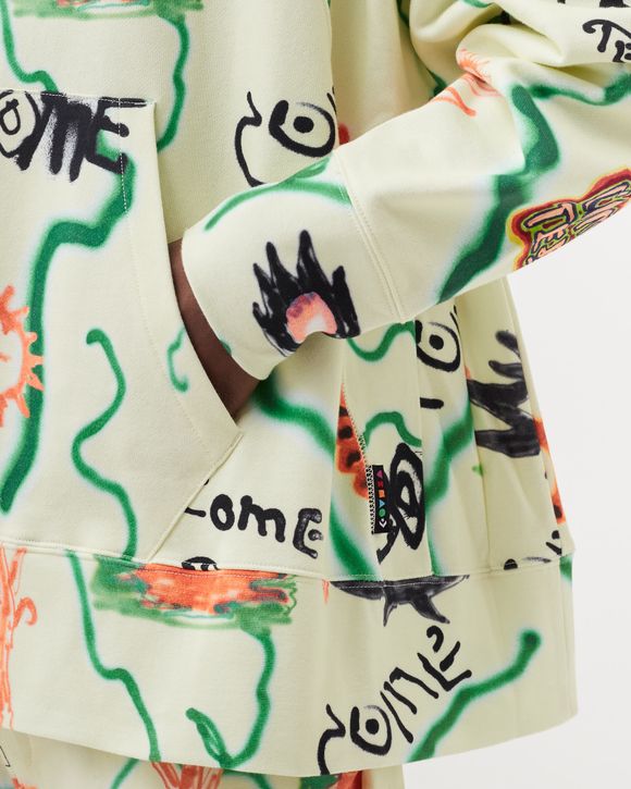COME FLORAL TRIANGLE HOODIE