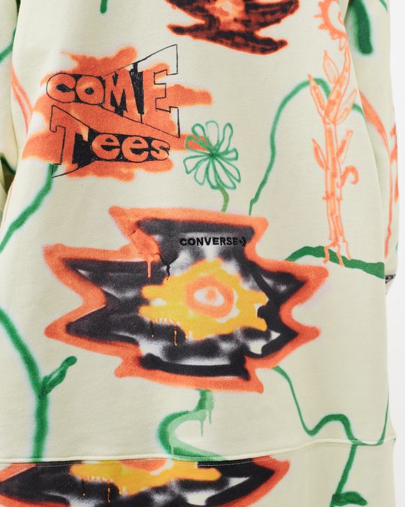 COME FLORAL TRIANGLE HOODIE