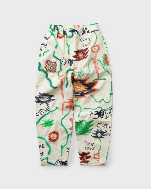 COME TEES FLORAL TRIANGLE FRONT CHINO