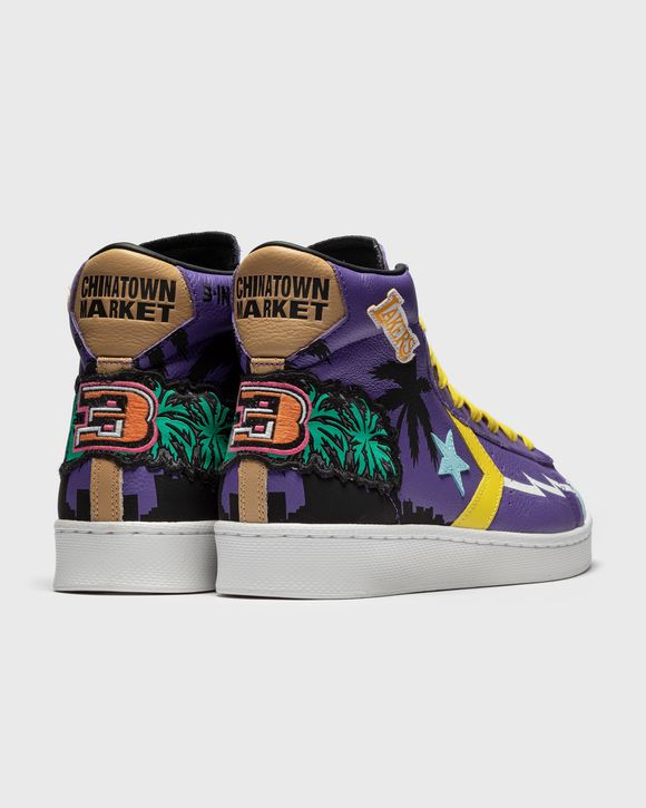 Converse x Chinatown Market "Lakers" Pro Leather