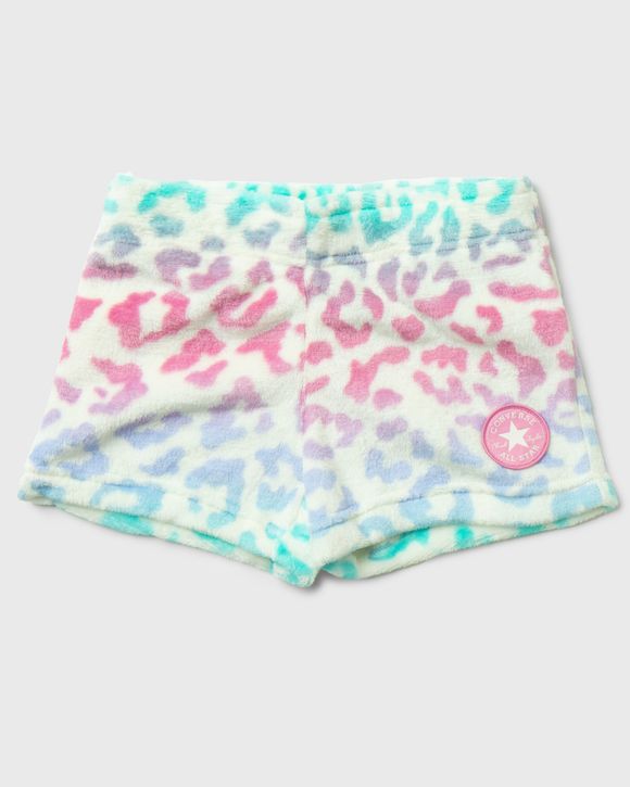 FUZZY PRINTED SHORTS