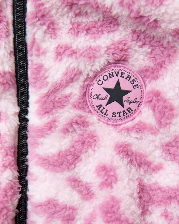 LEOPARD SHERPA FULL ZIP