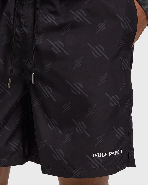 IRREGULAR MONOGRAM SWIMSHORTS