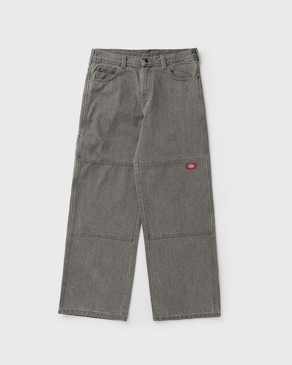 DOUBLE KNEE LOOSE STRAIGHT JEANS