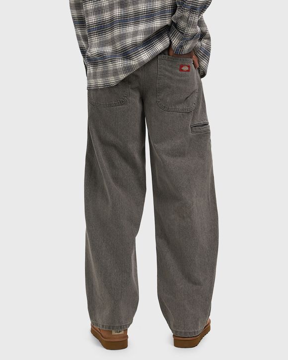 DOUBLE KNEE LOOSE STRAIGHT JEANS