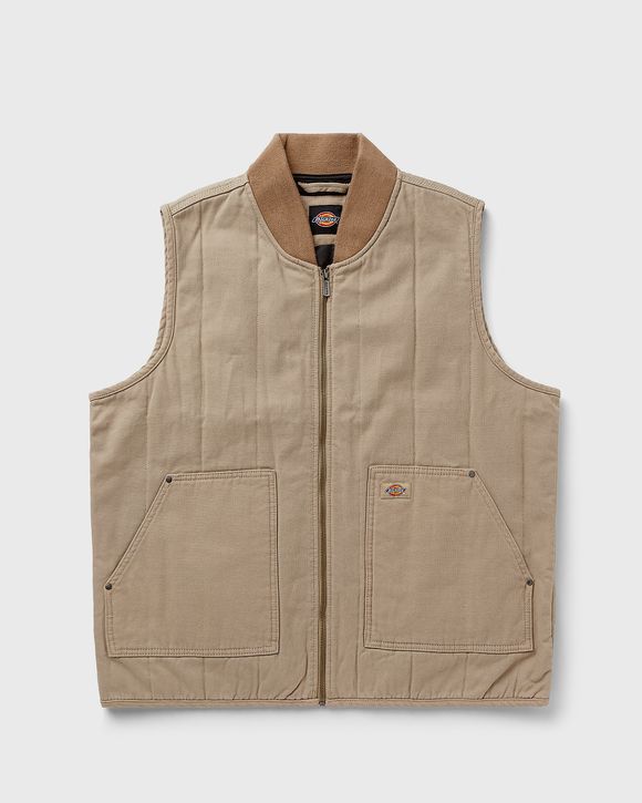 QUILTED CANVAS VEST
