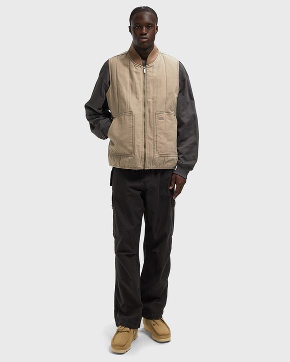 QUILTED CANVAS VEST