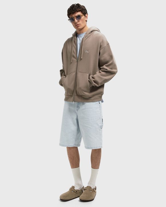 Cursive Small Logo Zip Hoodie