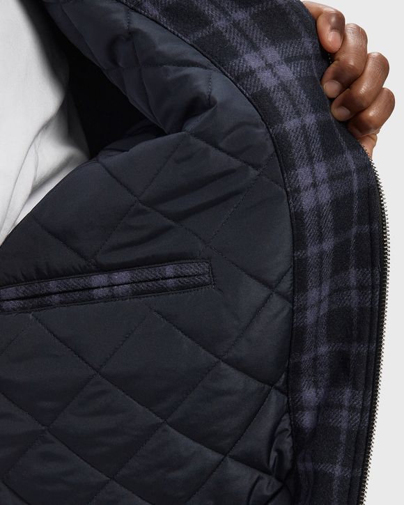 Check Flannel Jacket With Slogan