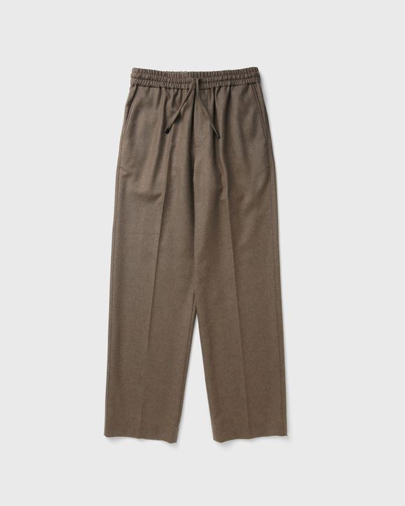 Elastic Waist Flannel Pants