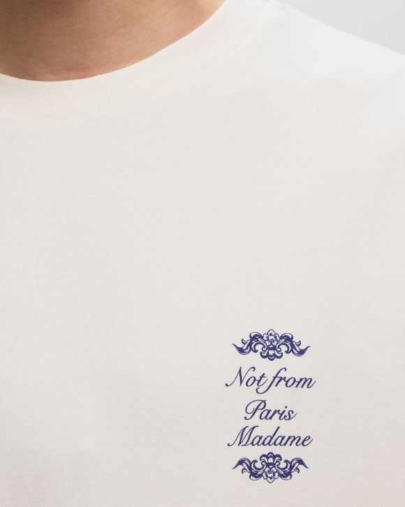 Le Tee NOT FROM PARIS MADAME Ornements