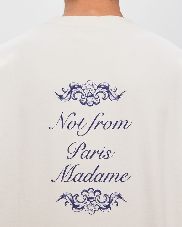 Le Tee NOT FROM PARIS MADAME Ornements