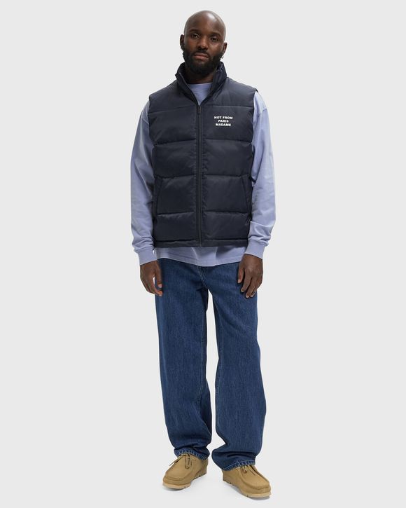 Slogan Sleeveless Down Vest