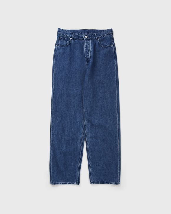 Straight Blue Cotton Jeans