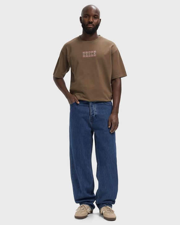 Straight Blue Cotton Jeans