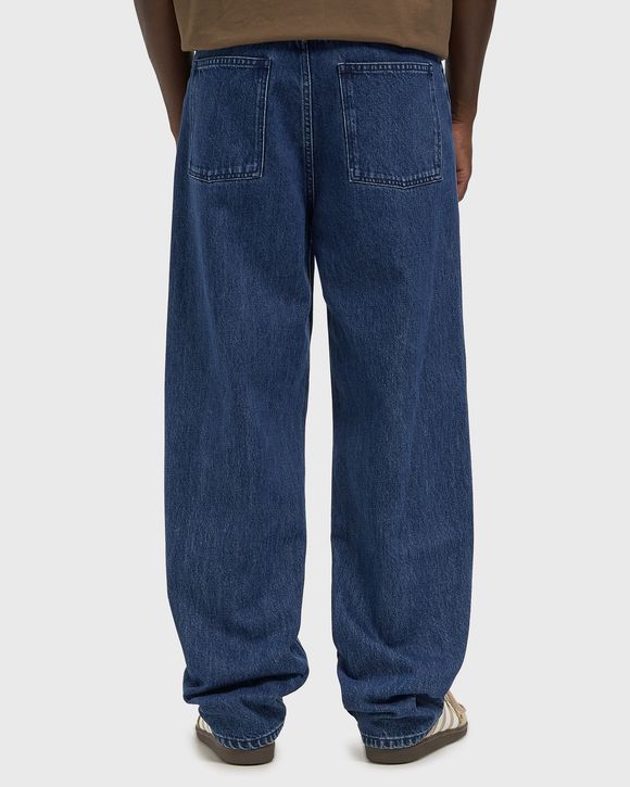 Straight Blue Cotton Jeans